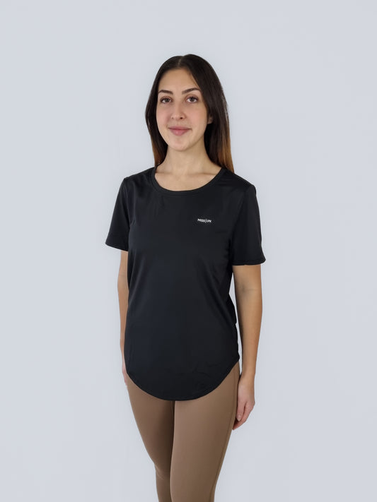 MISS ON ROUNDED T-SHIRT