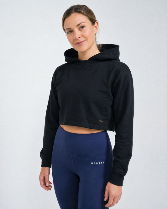 MISS ON Crop Hoodie