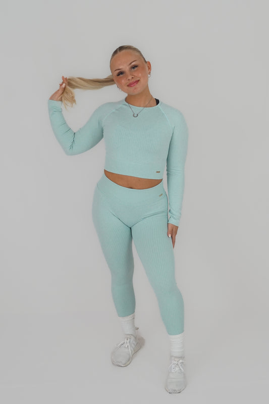 MISS ON CUTE RIBBED SEAMLESS TIGHTS