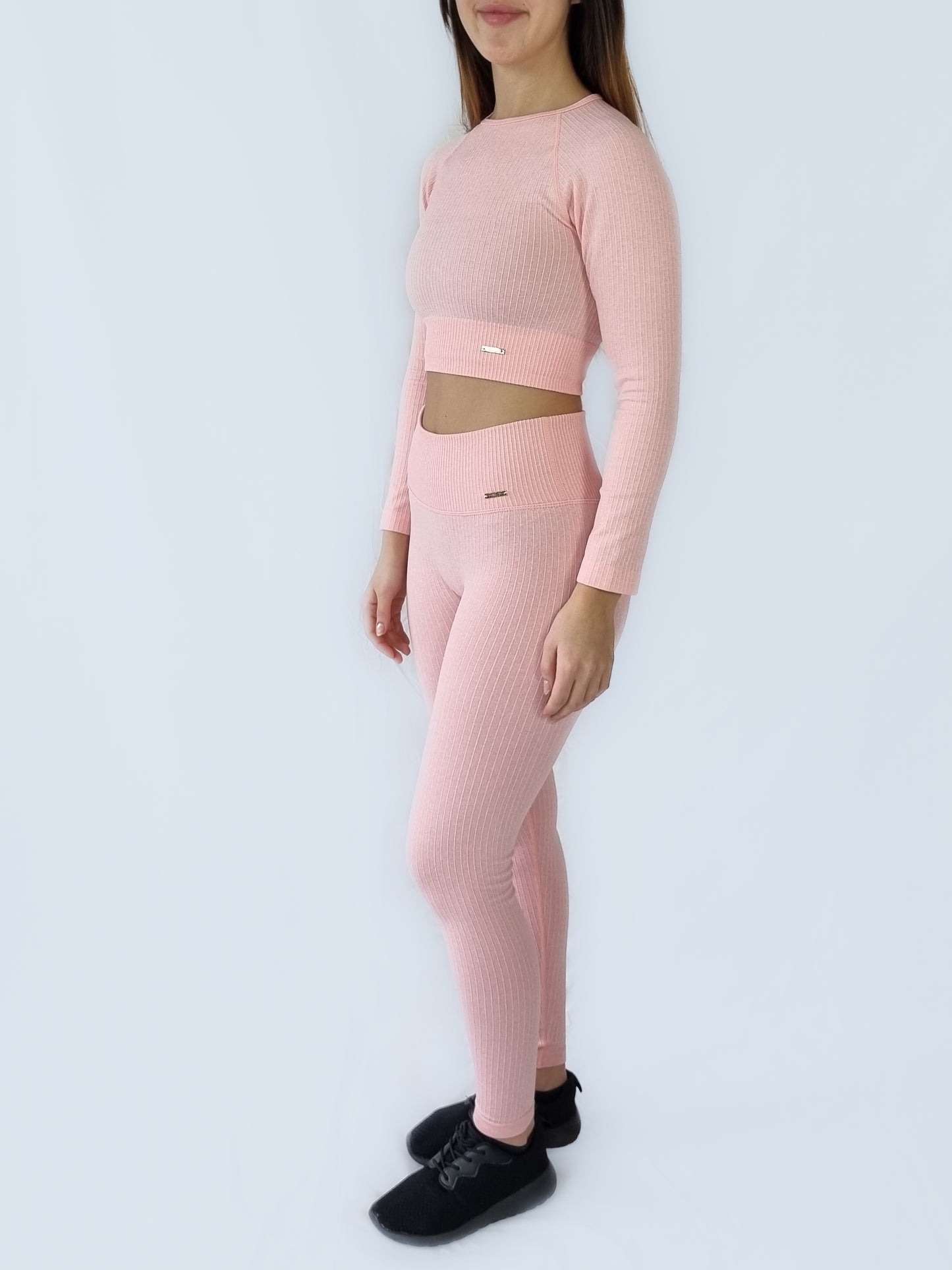 CUTE RIBBED SEAMLESS TOP