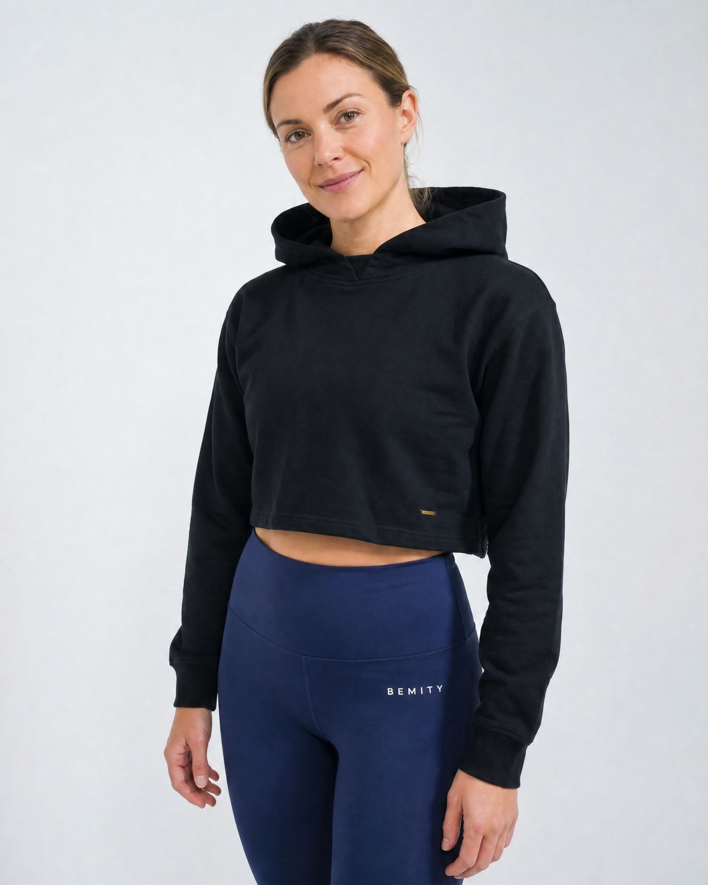 MISS ON Crop Hoodie