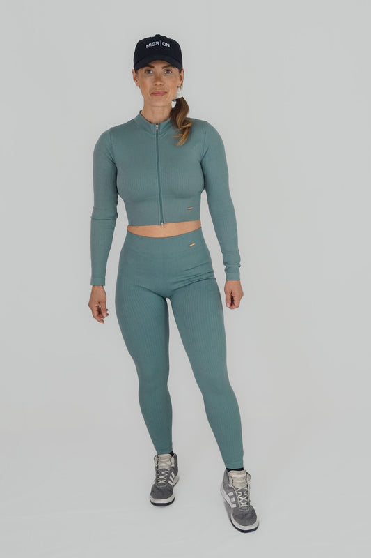 MISS ON TIDY RIBBED SEAMLESS TIGHTS