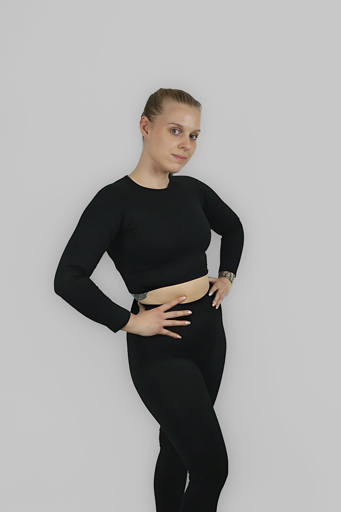 CUTE RIBBED SEAMLESS TOP